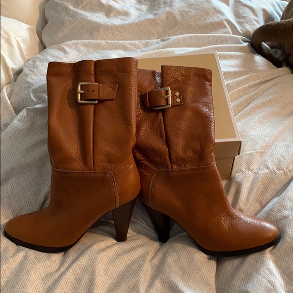 Michael Kors leather boots - Picture 1 of 3